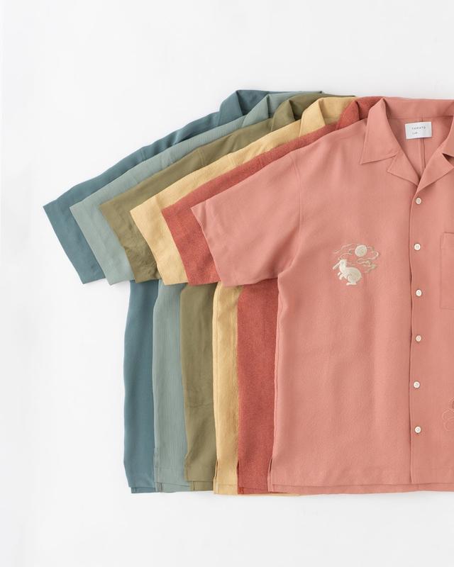 画像: ボーリングシャツ 背刺繍あり 71,500円 刺繍なし 49,500円