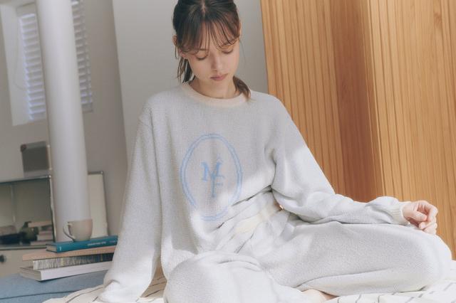 画像: マフィンニット ルームウェアセット(ライトブルー)