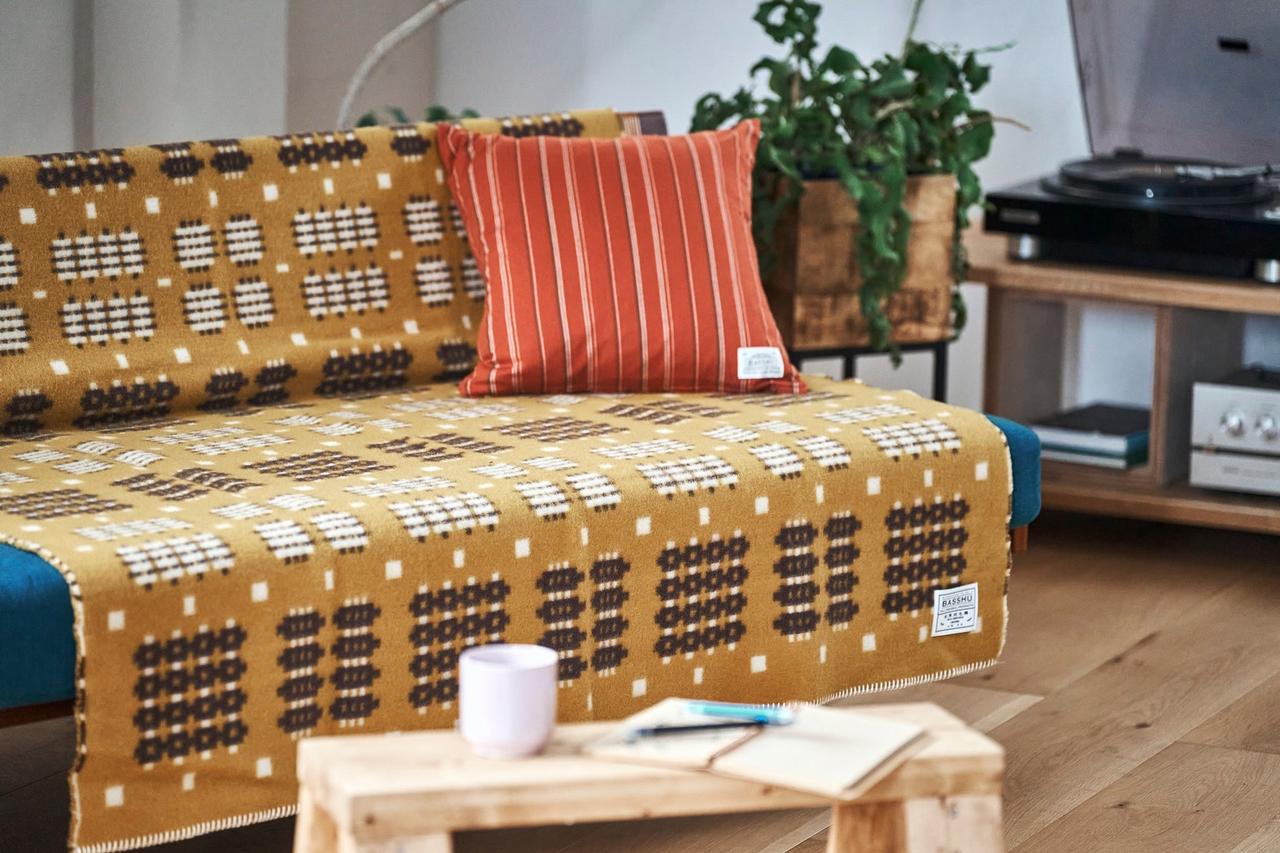 【botanical】BasShu　ウールブランケット 植山テキスタイル「BasShu」 日本製ウールブランケットで世界に挑む