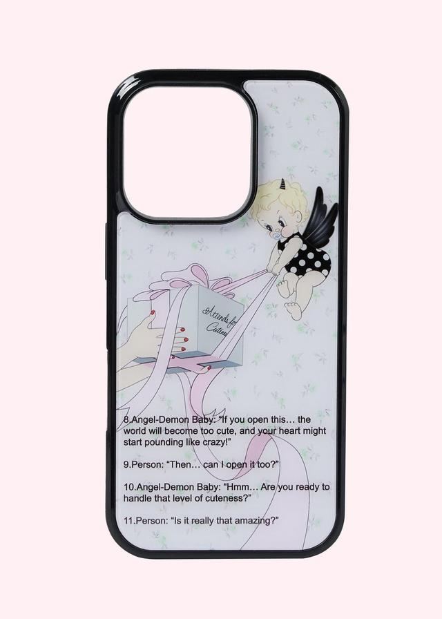 画像: Angel demon baby case (flower) ¥3,550 (税込)