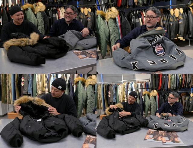 画像: 「AVIREXの秋冬のコレクションにおいて、『サーモライト®インサレーション』の保温性は欠かせない機能となっています」と語る田中さんと菊地さん