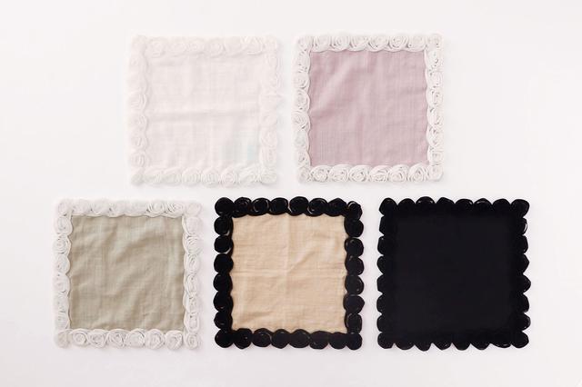 画像5: 立体的なフォルムによる楽しさや新しさに着目。 “なくてもよいもの”こそが、心や生き方を豊かにする。 新作ハンカチーフ「frillia」シリーズがうまれたデザイン背景