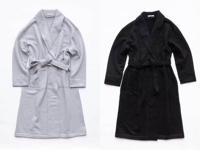 画像2: 「眠りへの準備」をととのえるメリノ・ガウン