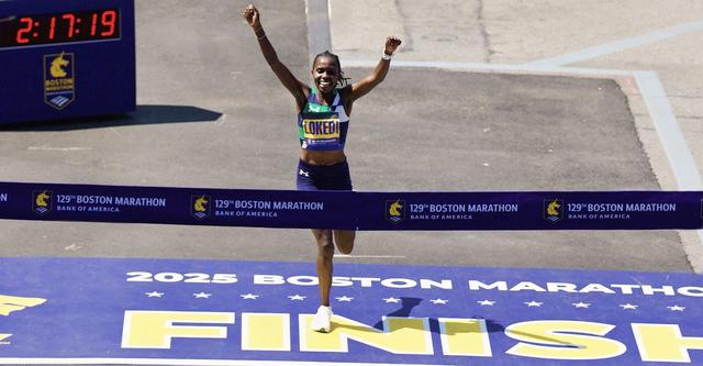 画像: シャロン・ロケディ選手 ボストンマラソン2025で頂点に立つ