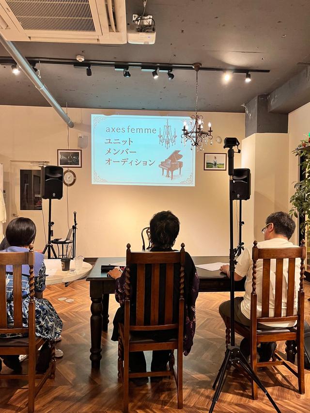 画像1: a.cafeでのオーディションの様子