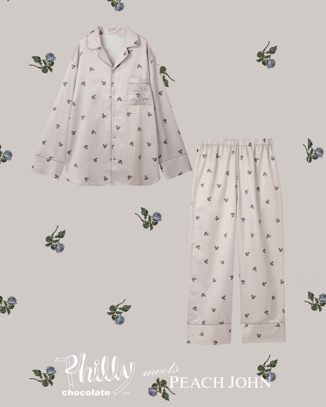 画像4: 2.メンズ肌側起毛プリントサテンシャツパジャマ