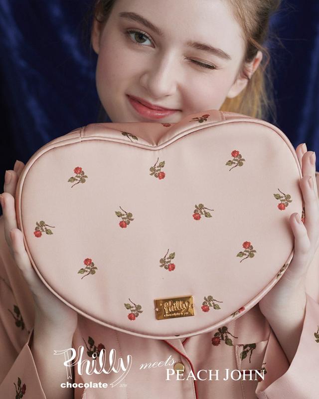 画像1: 5.サテンハートランジェリーポーチ