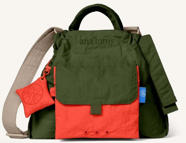 画像: City Bag/カスタマイズ例(①バッグ:ARMY、②ポケット&ピロー:SCARLET、③ストラップ:HUSK)