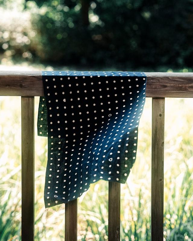 画像: J+HOTSPRING ＝ MAME-SHIBORI（手ぬぐい豆絞り）