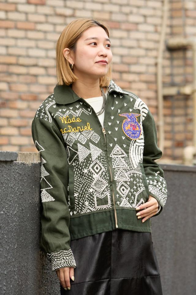 画像: ハンドステッチ_スウィングトップ ¥88,000(tax in)