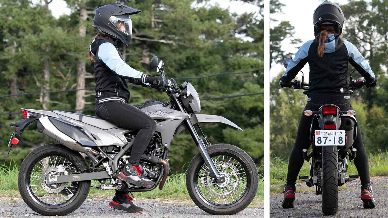 画像: ▲シート高：840mm／ライダーの身長：165cm