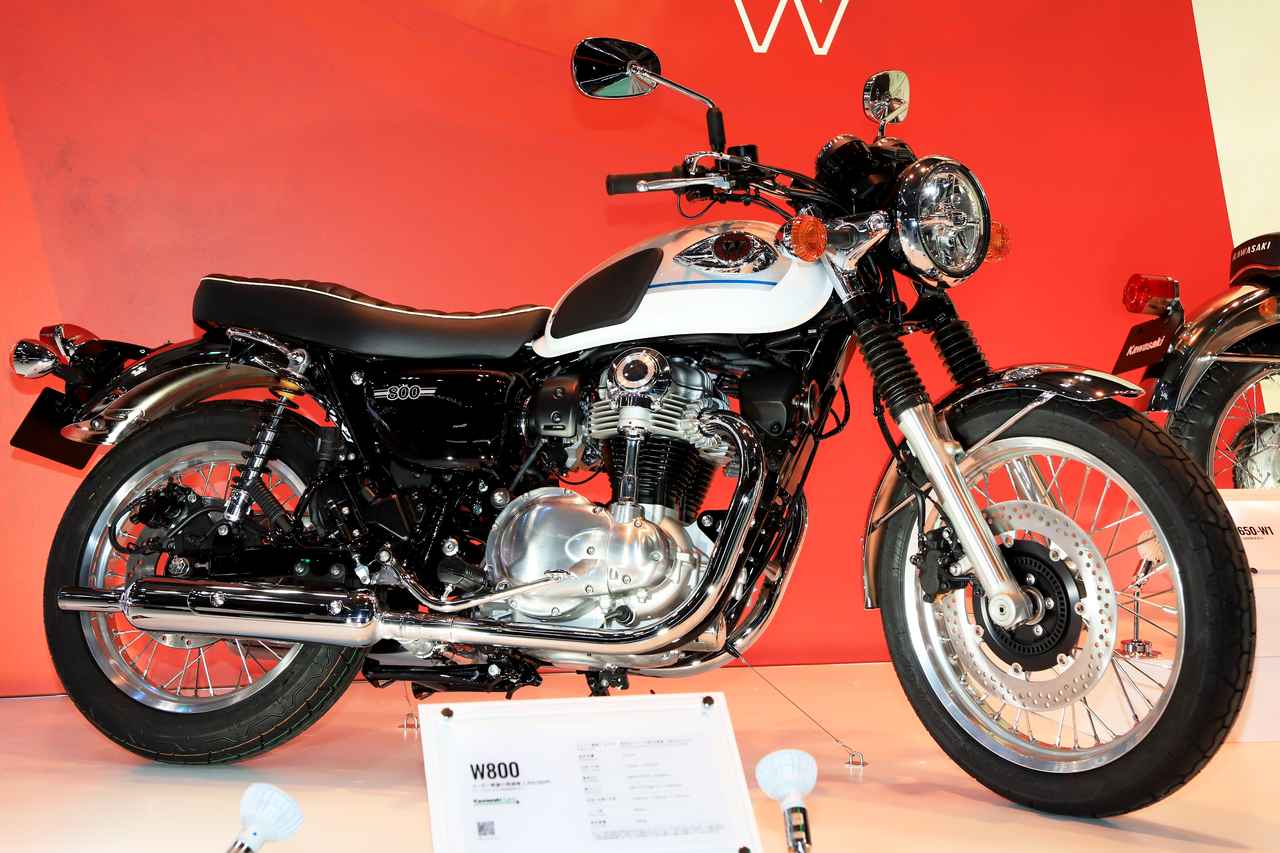 画像: W800 国内販売モデル メーカー希望小売価格:1,309,000円(本体価格1,190,000円、消費税119,000円) ※カワサキケア、ETC2.0含む