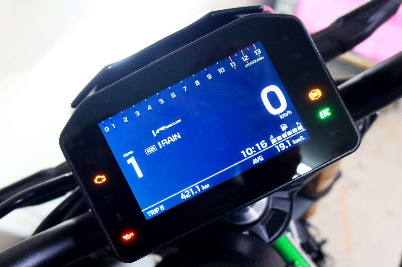 画像: ▲この日の走行距離は421.1km。