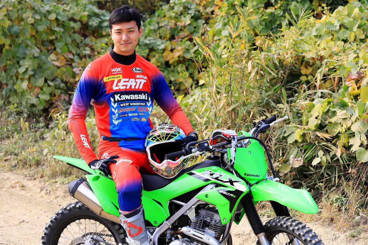 画像1: ▲長年にわたって全日本モトクロス選手権に参戦し活躍した能塚智寛(のうつか ちひろ)選手。