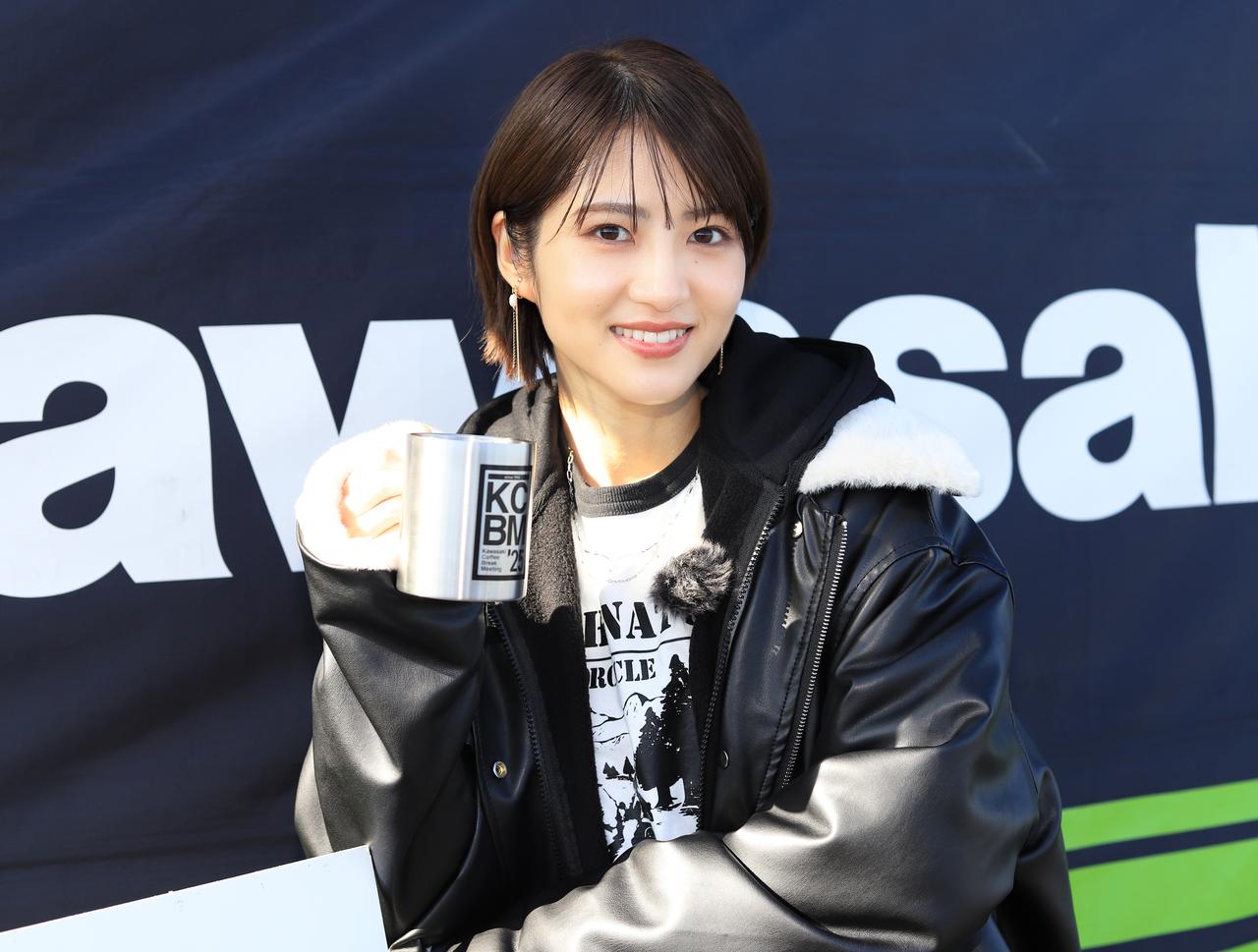 画像2: ▲KCBMに初参加した若月佑美さん。