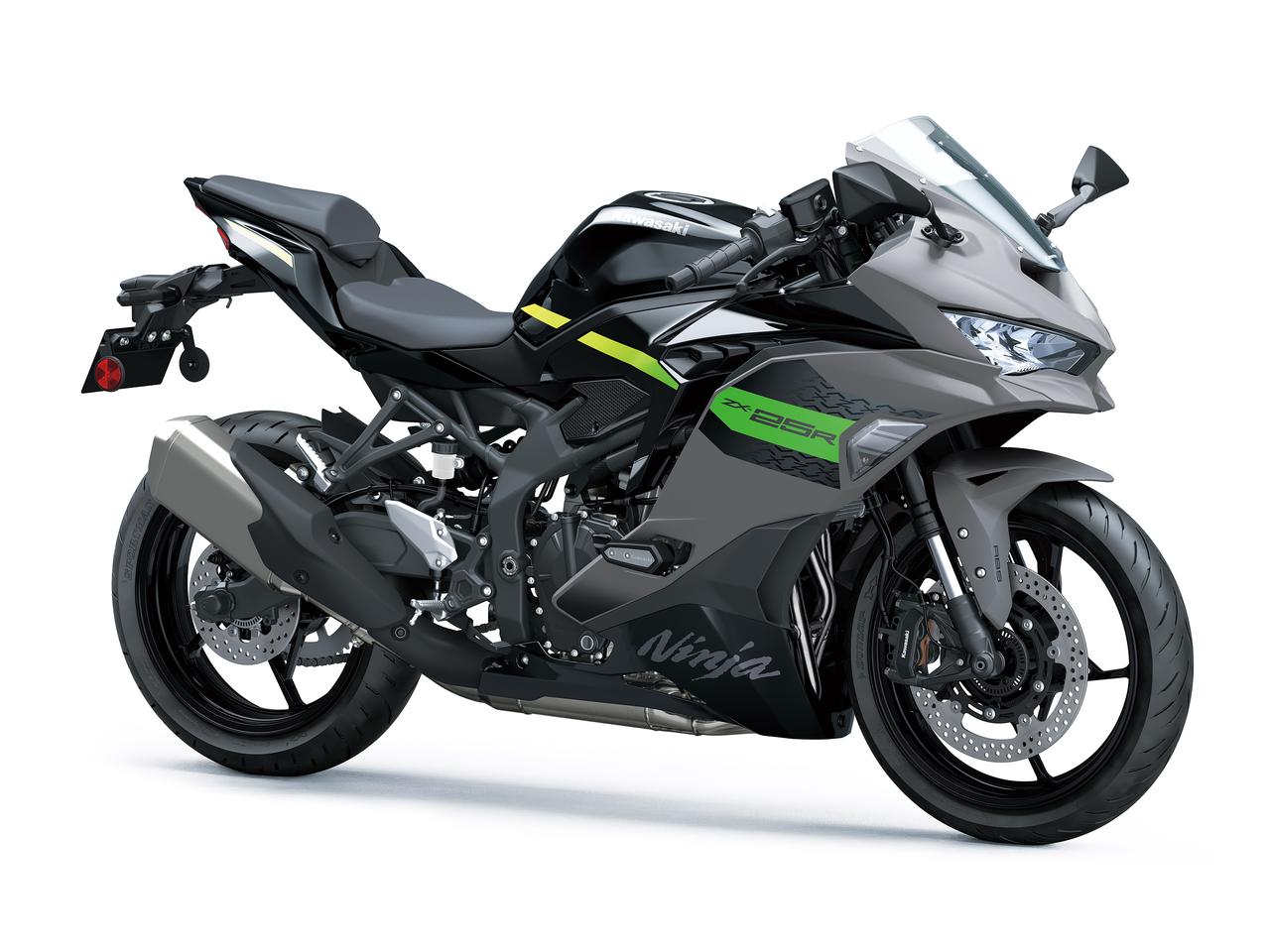 画像: Kawasaki Ninja ZX-25R SE 2026年モデル 総排気量：249cc エンジン形式：水冷4ストロークDOHC4バルブ並列4気筒 シート高：785mm 車両重量：184kg 発売日：2025年10月1日 税込価格：101万4200円