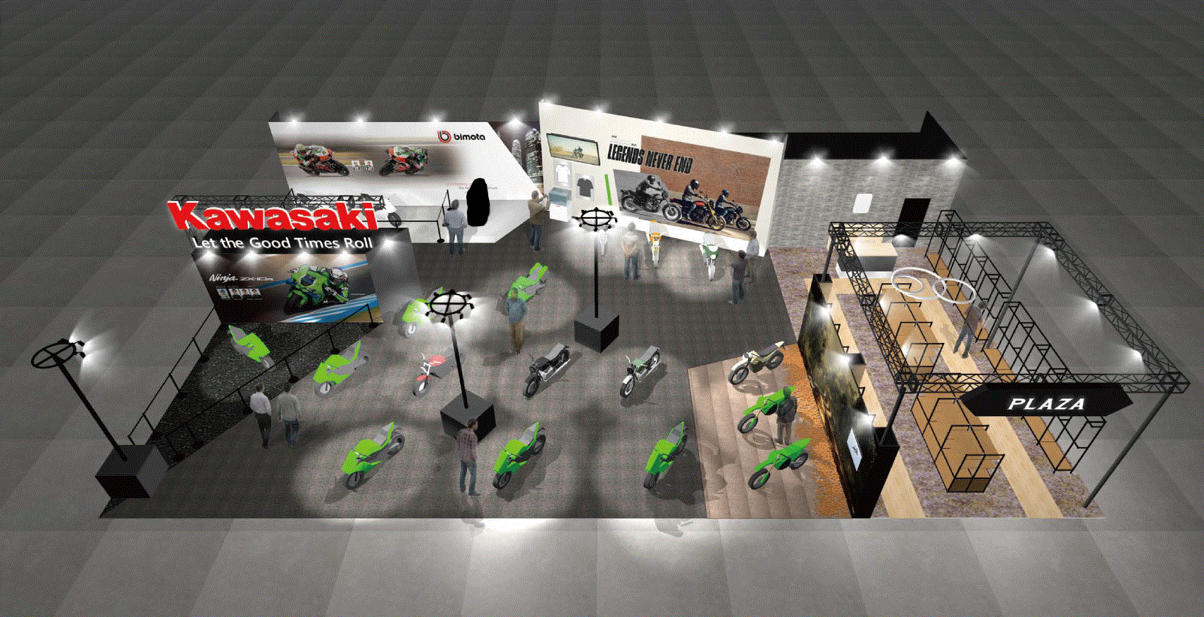 画像: 注目の出展車両はこちら：話題のZ900RSや日本初導入のNinja 500に跨れる！