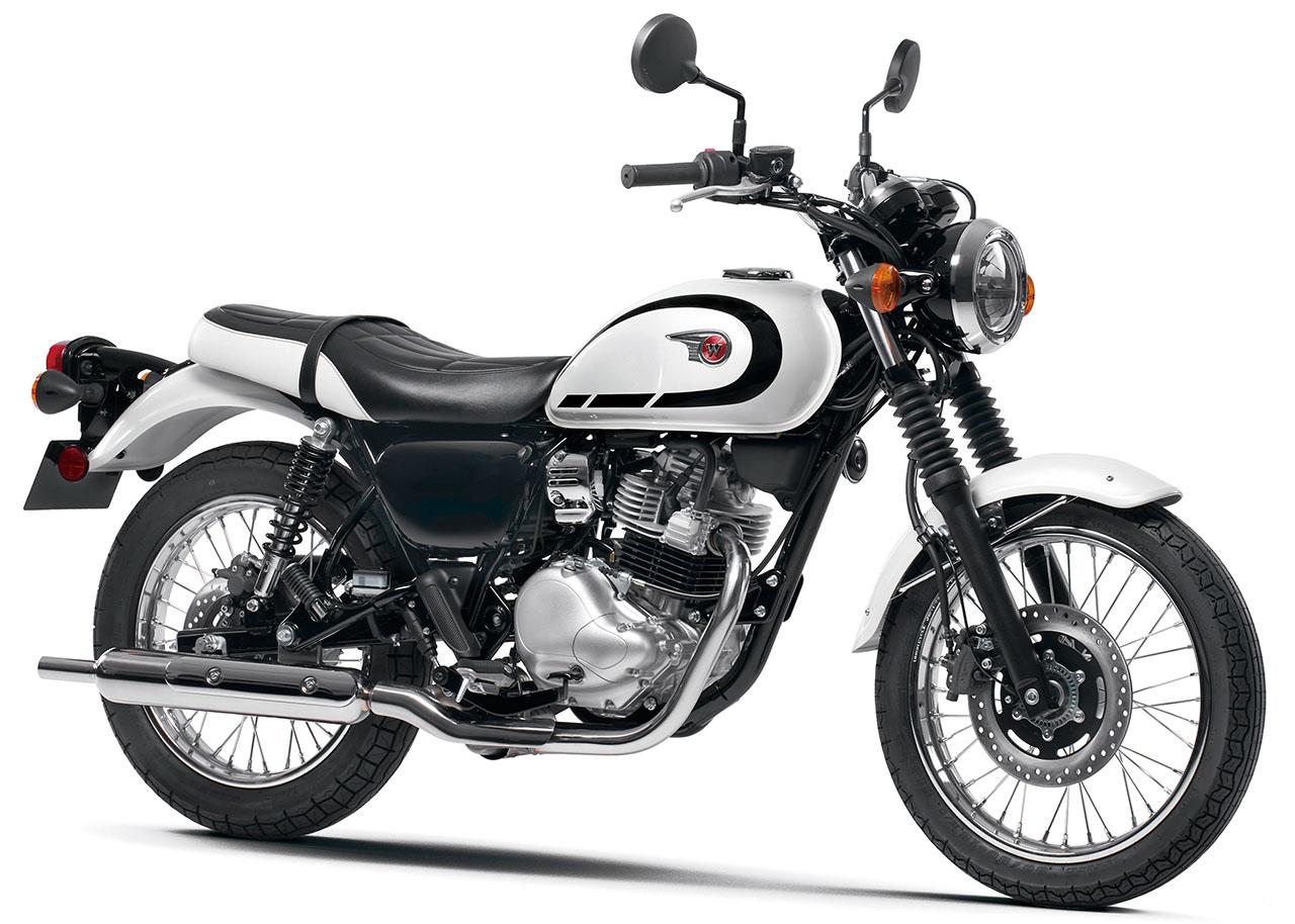 画像: Kawasaki W230 2024年 総排気量：232cc エンジン形式：空冷4ストロークSOHC2バルブ単気筒 シート高：745mm 発売日：2024年11月20日 税込価格：64万3500円