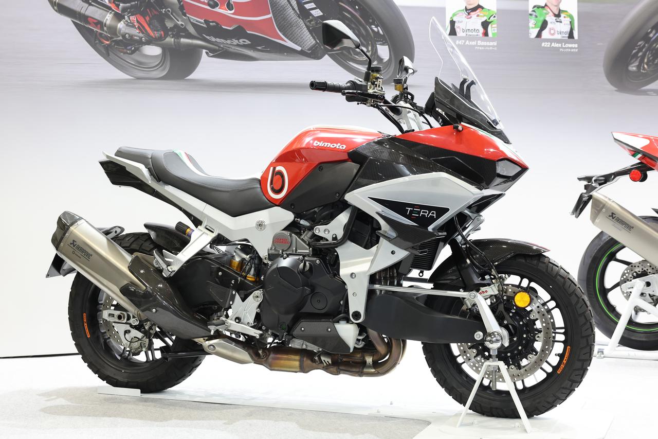 画像: bimota TESI H2 TERA(2025年モデル・国内導入予定)/発売日・価格:未発表