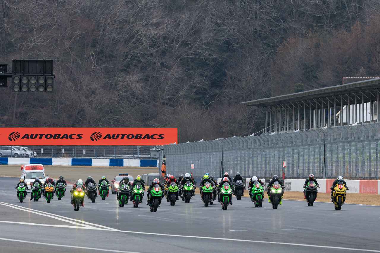 画像7: 初参加が3割！レース結果よりも“楽しさ”が主役のNinja Team Green Cup 2026が岡山国際サーキットで開幕