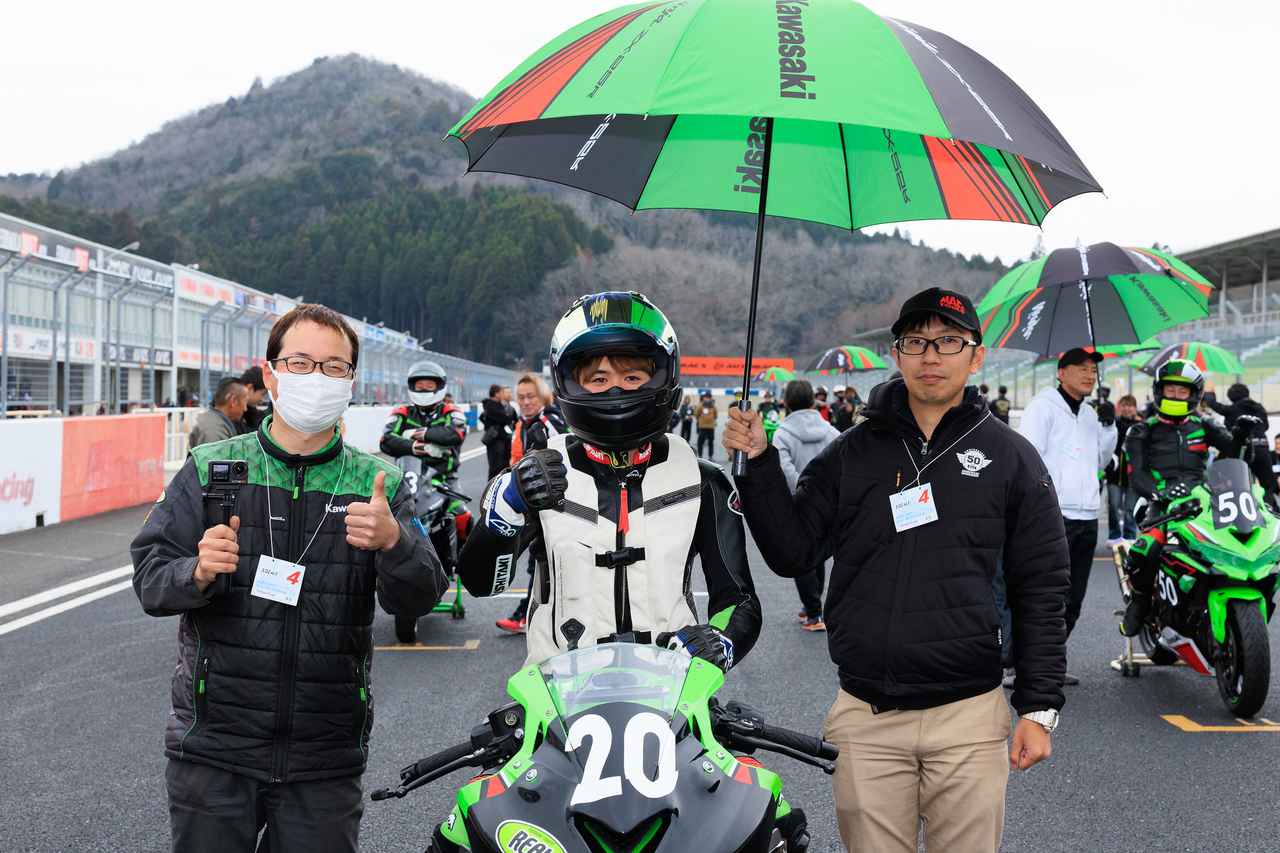 画像9: 初参加が3割！レース結果よりも“楽しさ”が主役のNinja Team Green Cup 2026が岡山国際サーキットで開幕