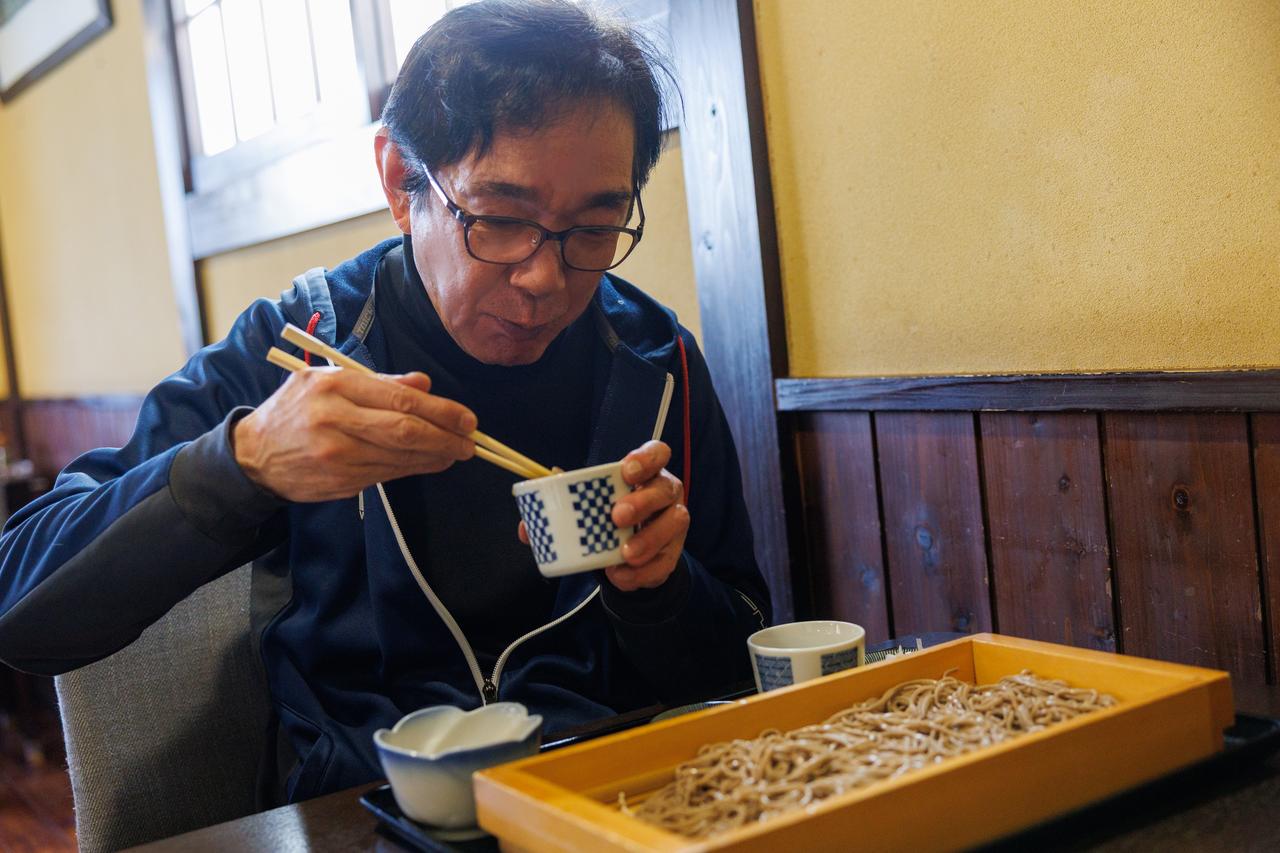 画像1: ▲ツーリングのシメは地元の蕎麦屋。ここは贅沢に、二合盛をいただいた。