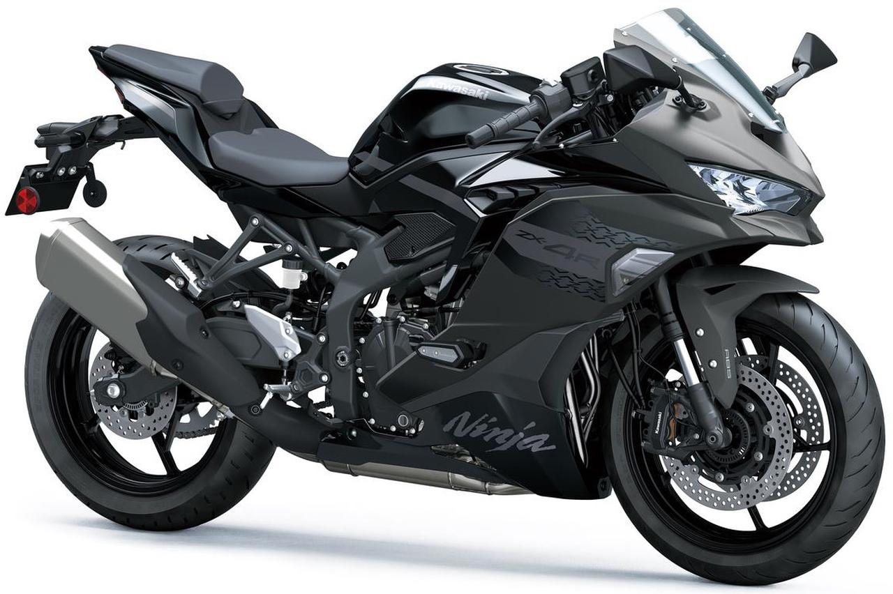 画像: Kawasaki Ninja ZX-4R SE 2026年モデル 総排気量:399cc エンジン形式:水冷4ストDOHC4バルブ並列4気筒 シート高:800mm 車両重量:190kg 発売日:2025年9月1日(月) 税込価格:117万7000円 カラー:メタリックマットグラフェンスチールグレー × メタリックスパークブラック