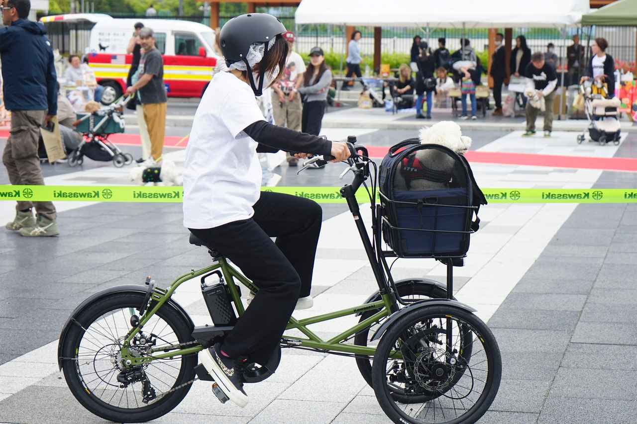 画像3: 愛犬とのお出かけにぴったり！ 電動アシスト三輪自転車「noslisu」試乗会レポート【ワンちゃんサイクリング in びわ湖長浜】