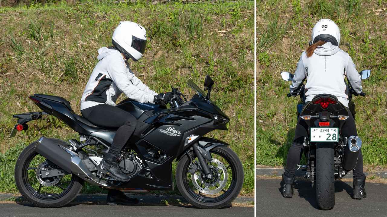画像: ライダー：165cm／シート高：785mm