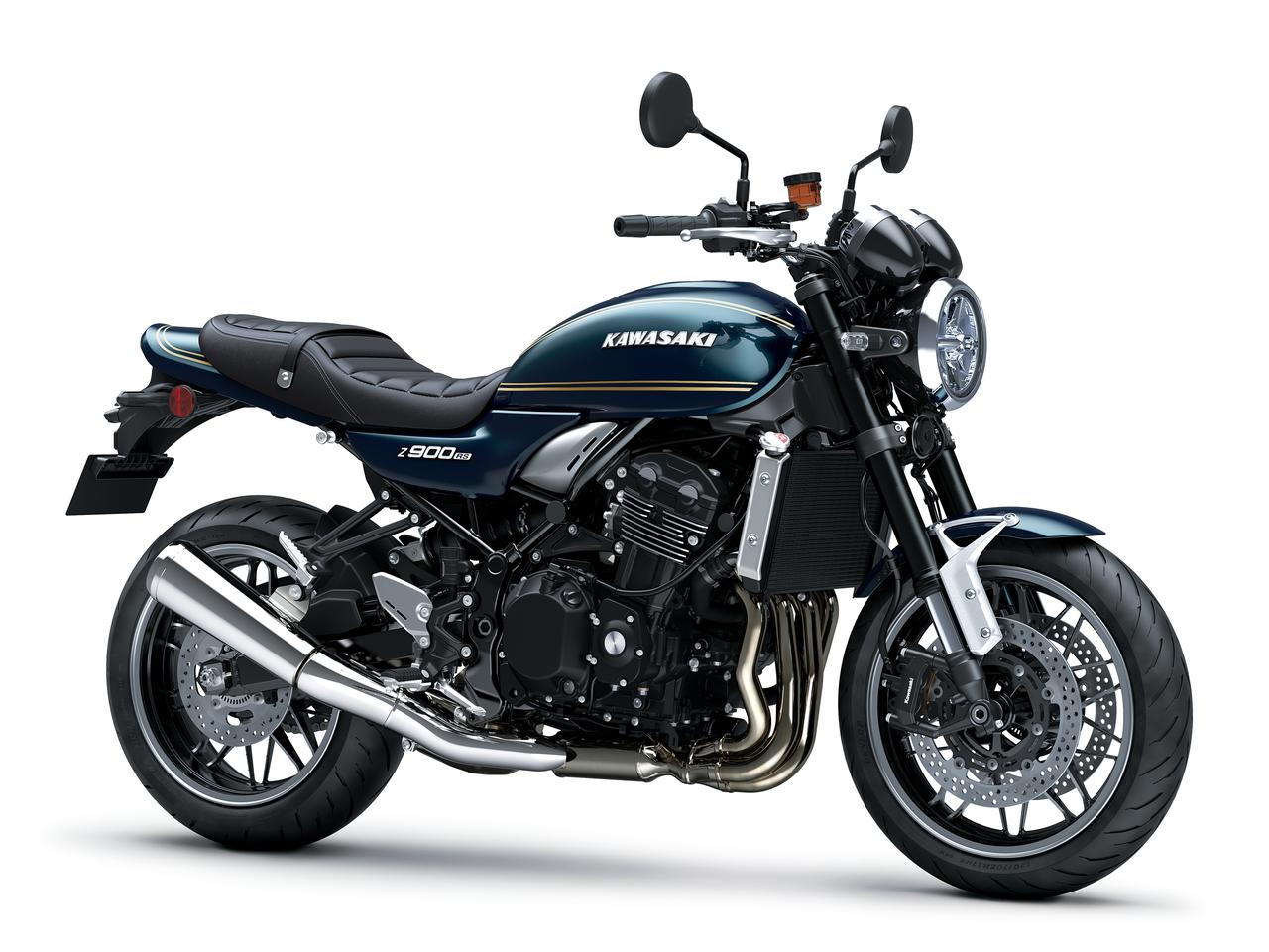 画像: Kawasaki Z900RS 2027年モデル 総排気量:948cc エンジン形式:水冷4ストDOHC4バルブ並列4気筒 シート高:810mm 車両重量:216kg 発売日:2026年8月1日(土) 税込価格:150万7000円(カワサキケアモデル) カラー:キャンディトーングリーニッシュブルー