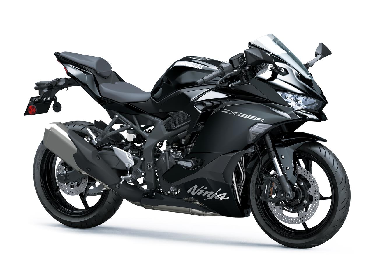 画像: Kawasaki Ninja ZX-25R SE 2027年モデル 総排気量：249cc エンジン形式：水冷4ストDOHC4バルブ並列4気筒 シート高：785mm 車両重量：184kg 発売日：2026年8月1日（土） 税込価格：101万4200円 カラー：メタリックスパークブラック