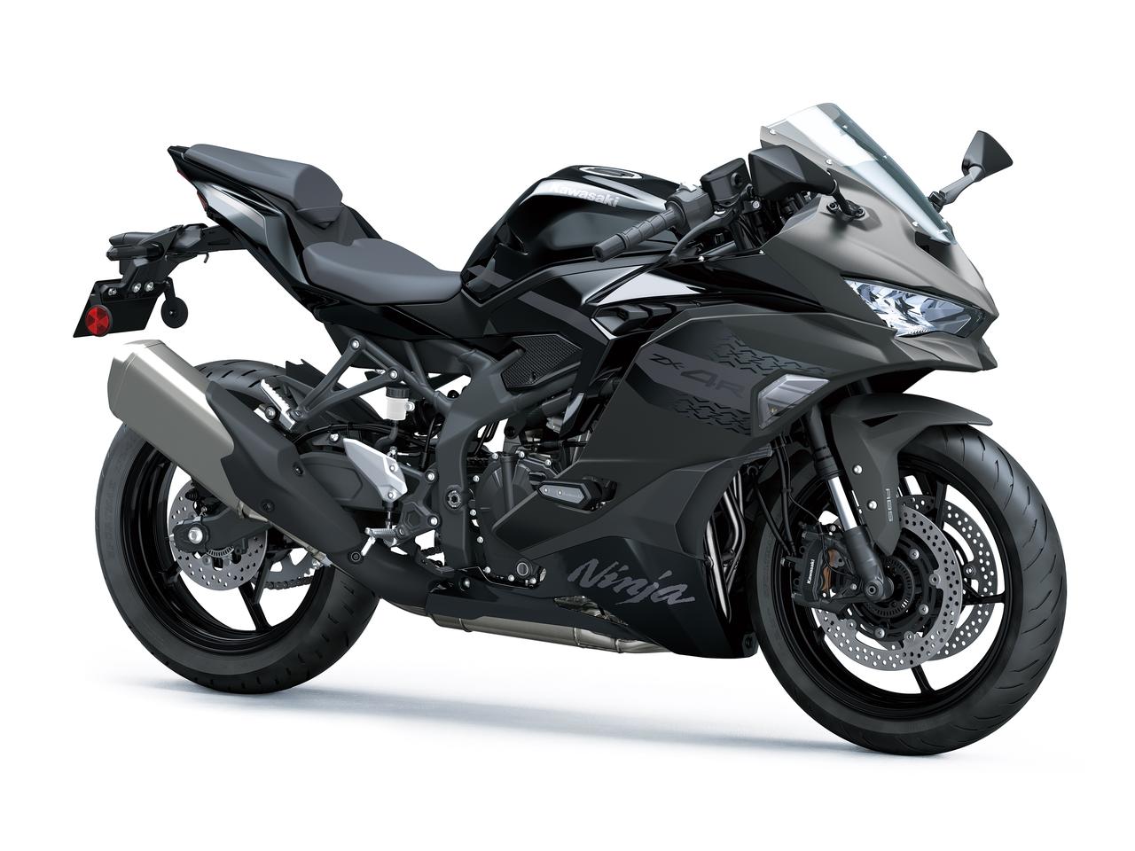 画像: Kawasaki Ninja ZX-4R SE 2027年モデル 総排気量：399cc エンジン形式：水冷4ストDOHC4バルブ並列4気筒 シート高：800mm 車両重量：190kg 発売日：2026年8月1日（土） 税込価格：117万7000円 カラー：メタリックマットグラフェンスチールグレー × メタリックスパークブラック