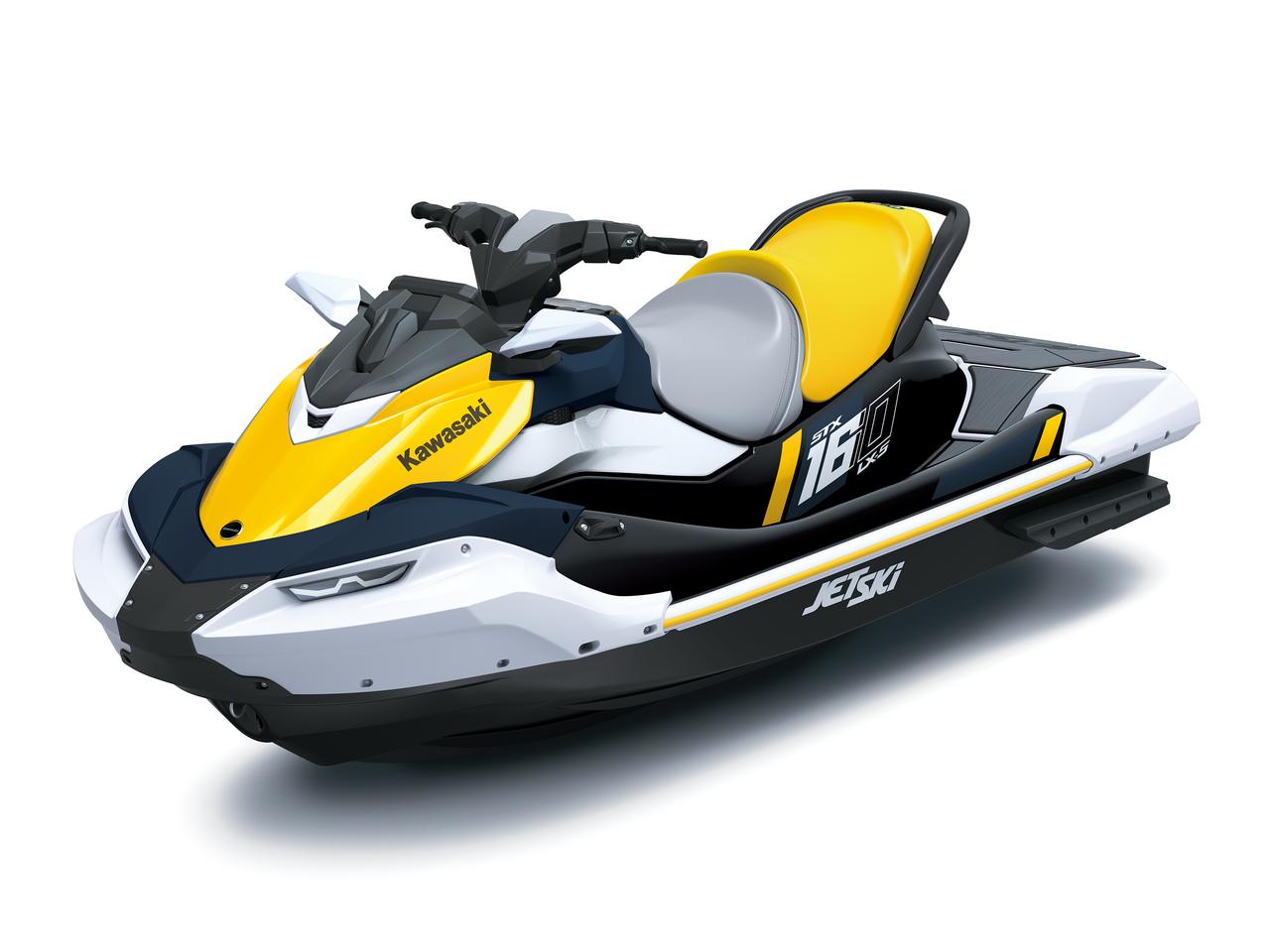 画像: Kawasaki JET SKI STX 160LX-S 2027年モデル 導入予定時期:2027年春頃予定 メーカー販売予定価格:2,488,200円(税込) カラー:パールシトラスイエロー×メタリックマットトワイライトブルー
