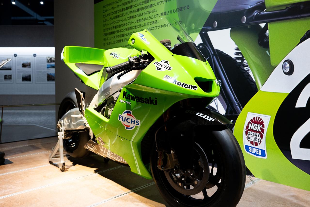 画像2: モーターサイクル事業70周年特別展示「不屈のライムグリーン」展示車両を入れ替え