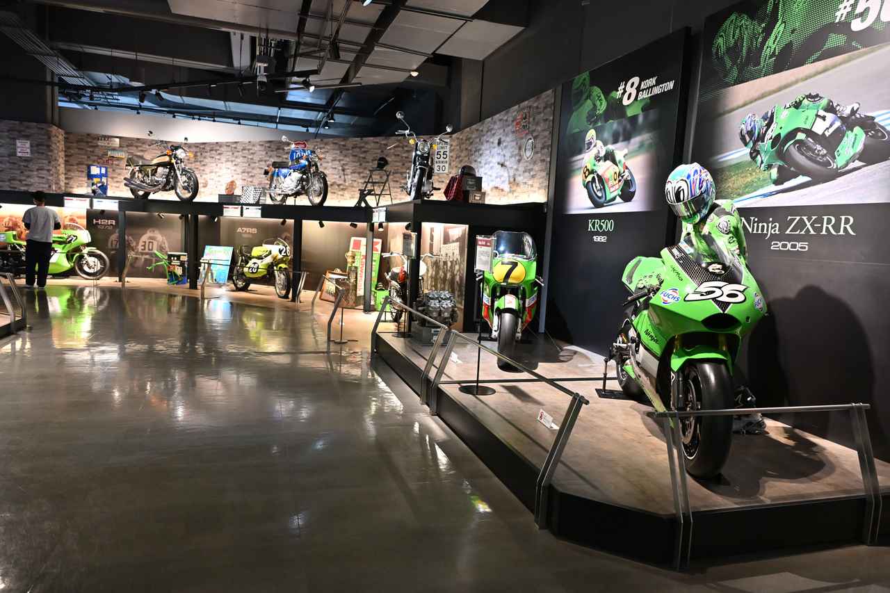画像47: 【リニューアル現地レポート】カワサキワールドが開館20周年で大規模リニューアル|デジタル進化したヒストリーゾーンと歴代名車の展示をレポート【前編】