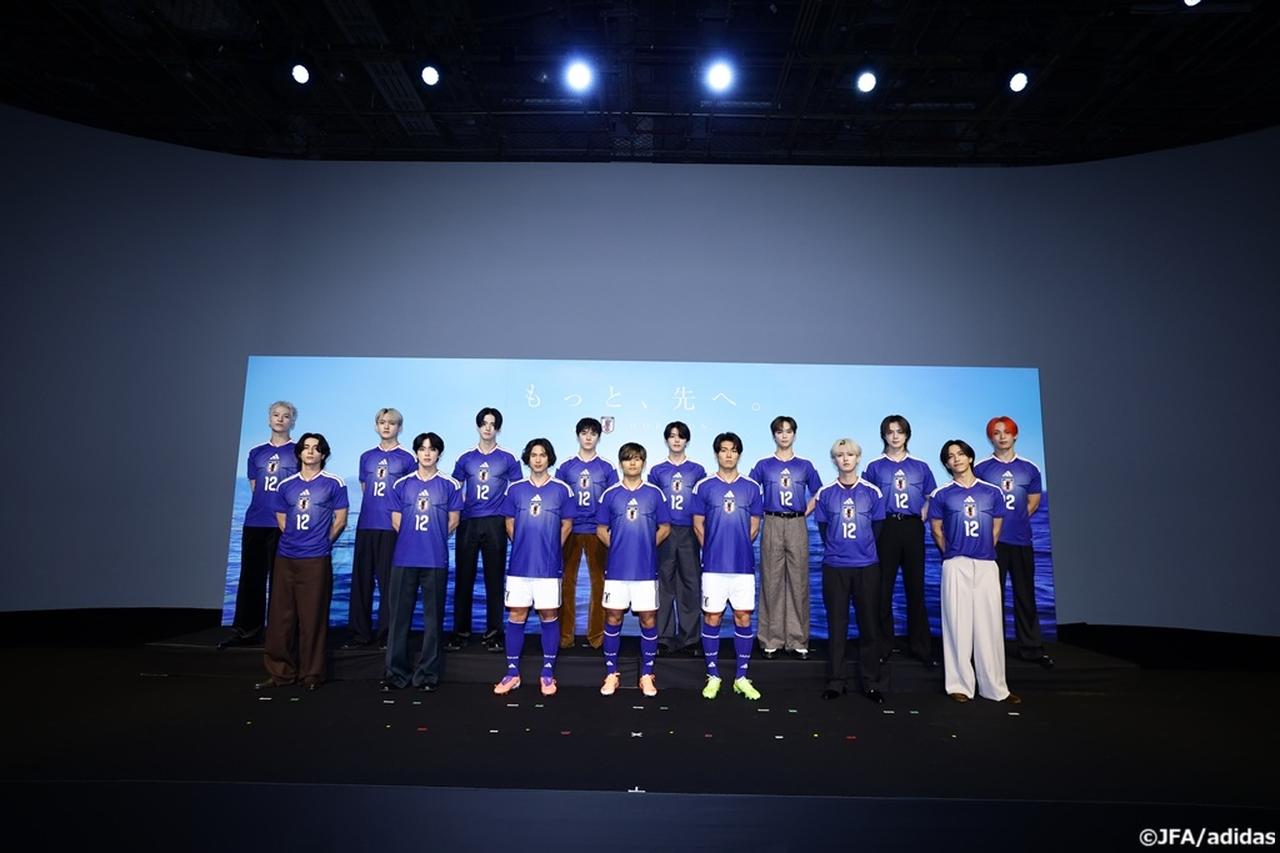 画像2: JO1とINIによる特別ユニット『JI BLUE』、サッカー日本代表の公式アンバサダーに就任！JFA「共闘して欲しい」