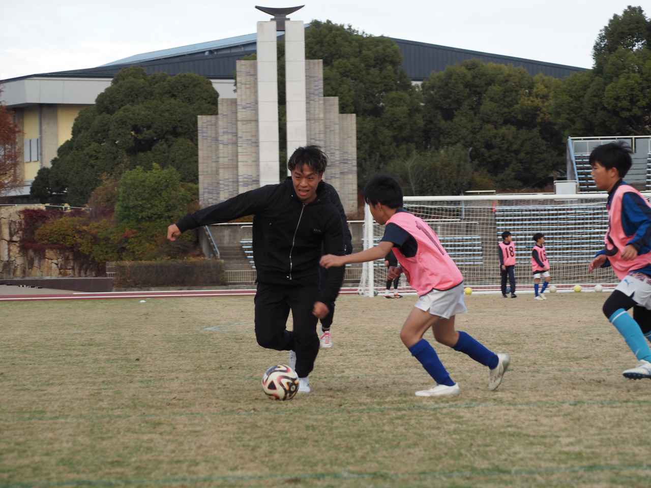 画像: 駒井善成サッカー交流会