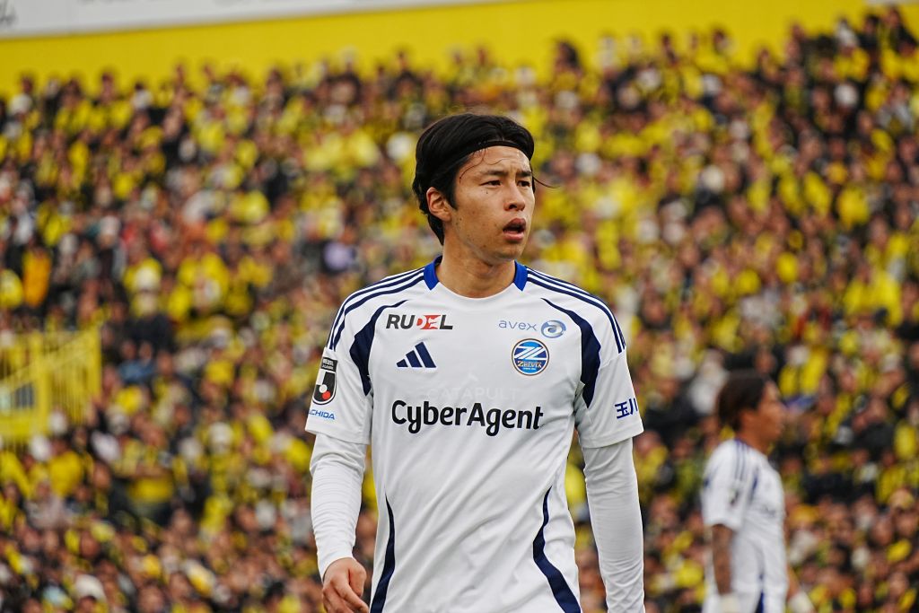 画像: 約7年ぶちに日立台でプレーした中山（写真　浅野凜太郎）