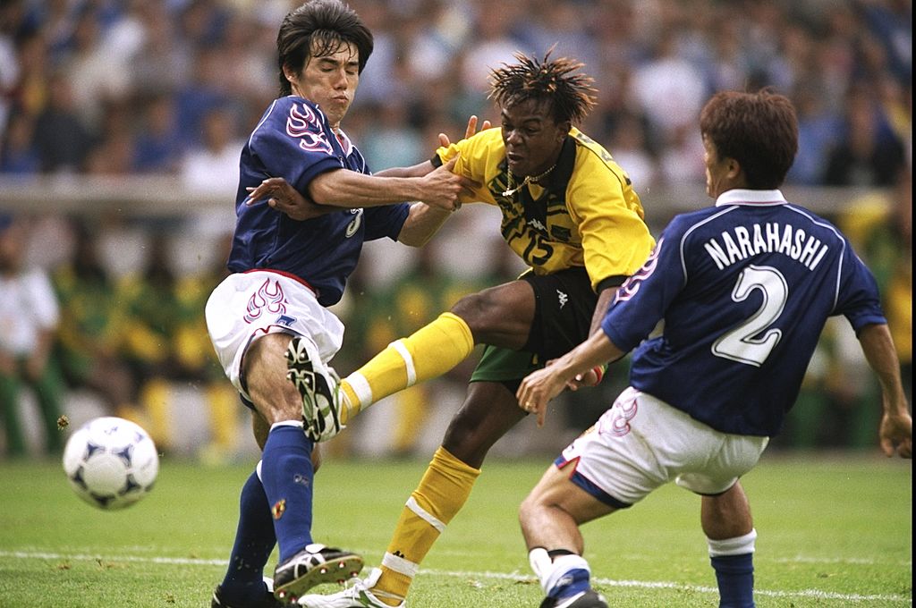 画像: （C）Getty Images 日本、ジャマイカ共に初出場国同士が顔を合わせたフランスワールドカップでは、日本が1対2でジャマイカに敗れ、３連敗に終わった。