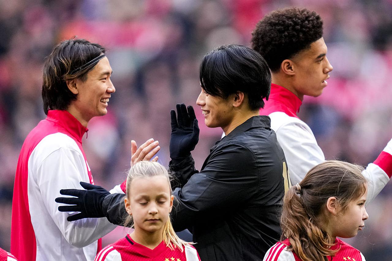 画像: 上田(右)と板倉 (C)Getty Images