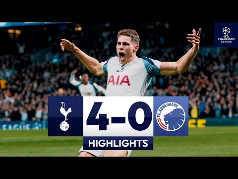 画像: Micky van de Ven scores WONDER GOAL! | Spurs 4-0 Copenhagen | Champions League Highlights www.youtube.com