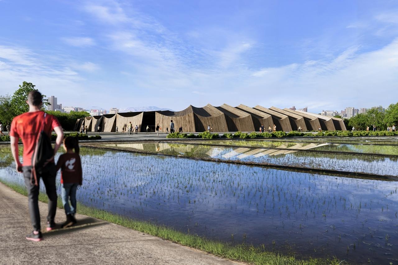 画像1: J3福島、新スタジアムのコンセプトを発表！「式年遷宮」から着想を得た地域参加型『完全木造スタジアム』