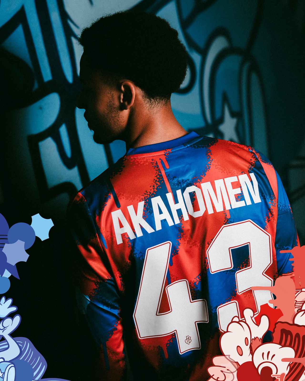 画像3: FC Basel 2025-26 Macron Carnival Kit