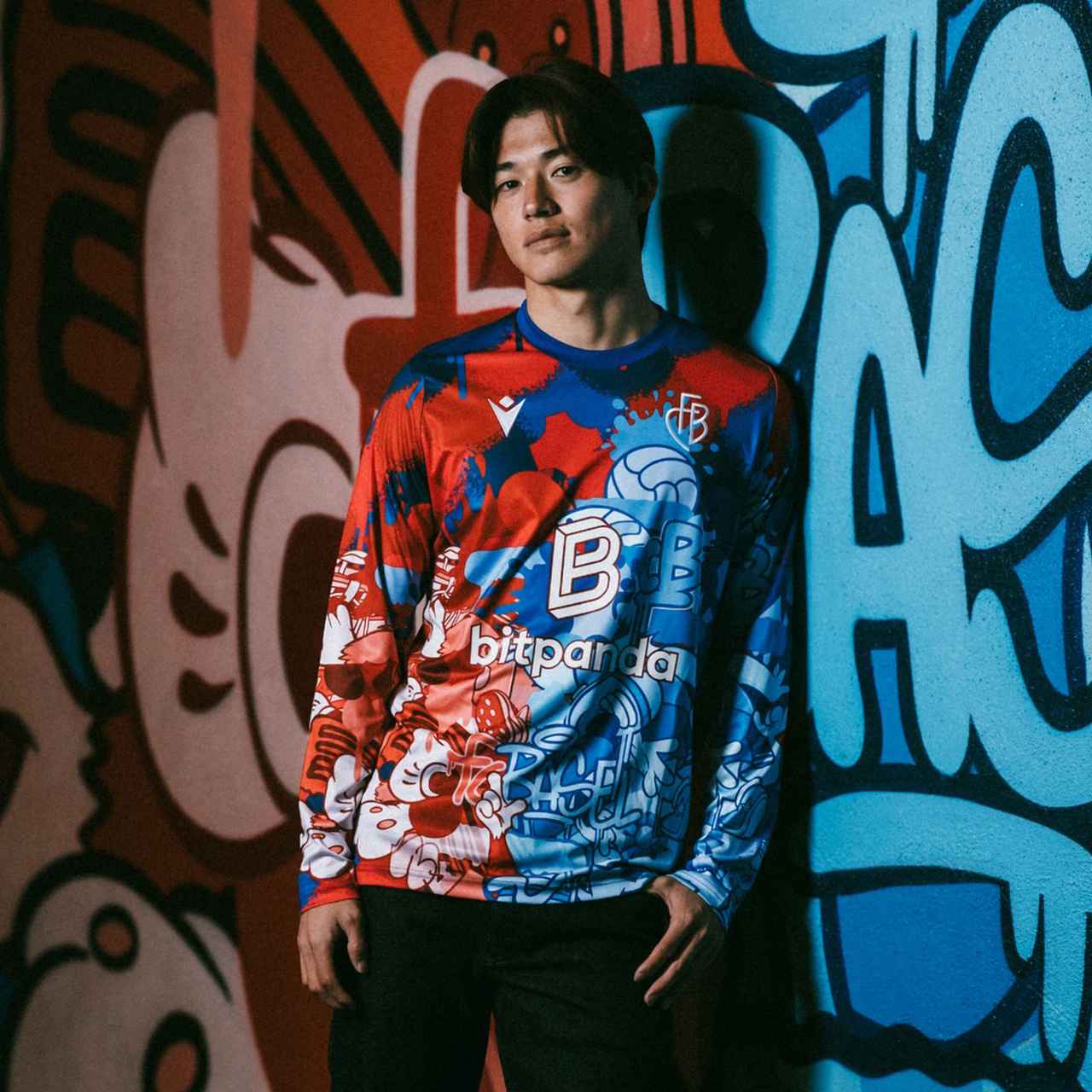 画像1: FC Basel 2025-26 Macron Carnival Kit