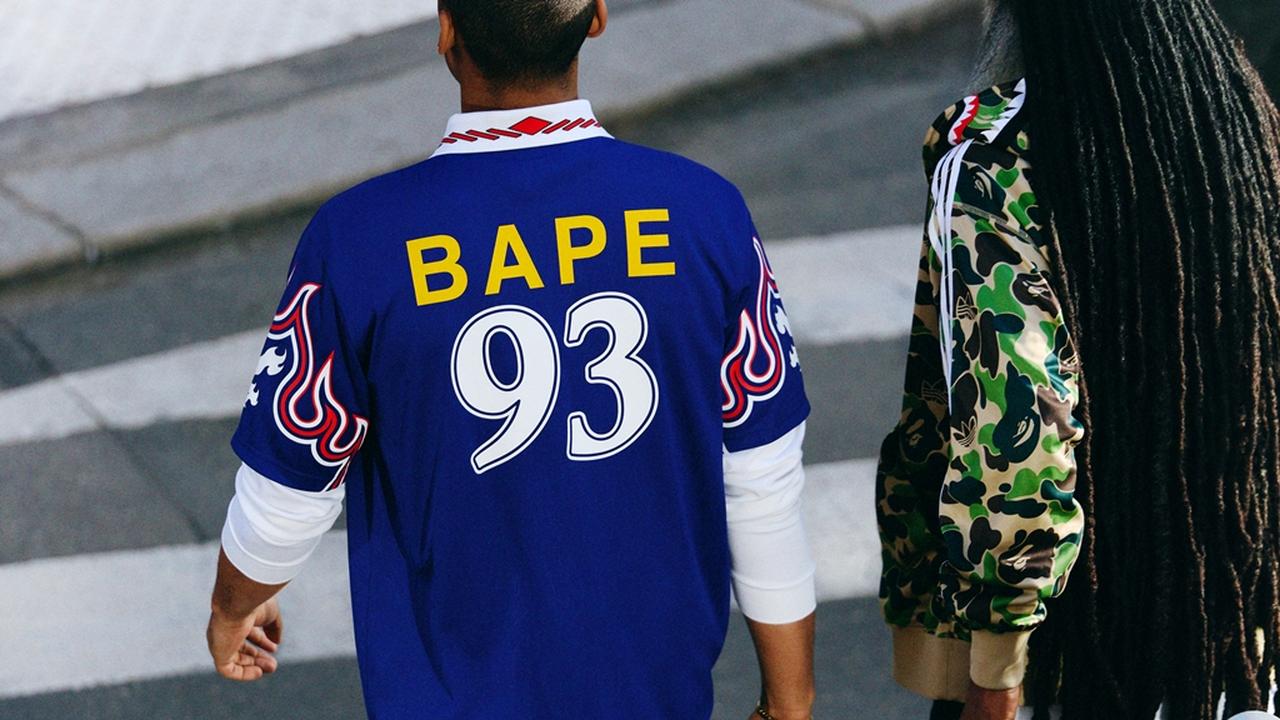 画像: サッカーW杯を祝した「adidas Originals×BAPE」の最強コレクション登場!90年代の日本代表ユニフォームが“再解釈”で2月7日発売 - Qoly-Sports&the Style