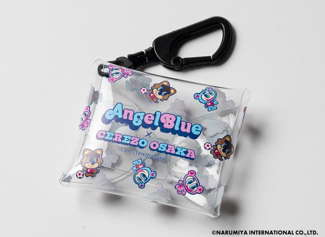 画像: Angel Blue x CEREZO OSAKAコラボ カラビナ付きポーチ (総柄)（税込1,650円）