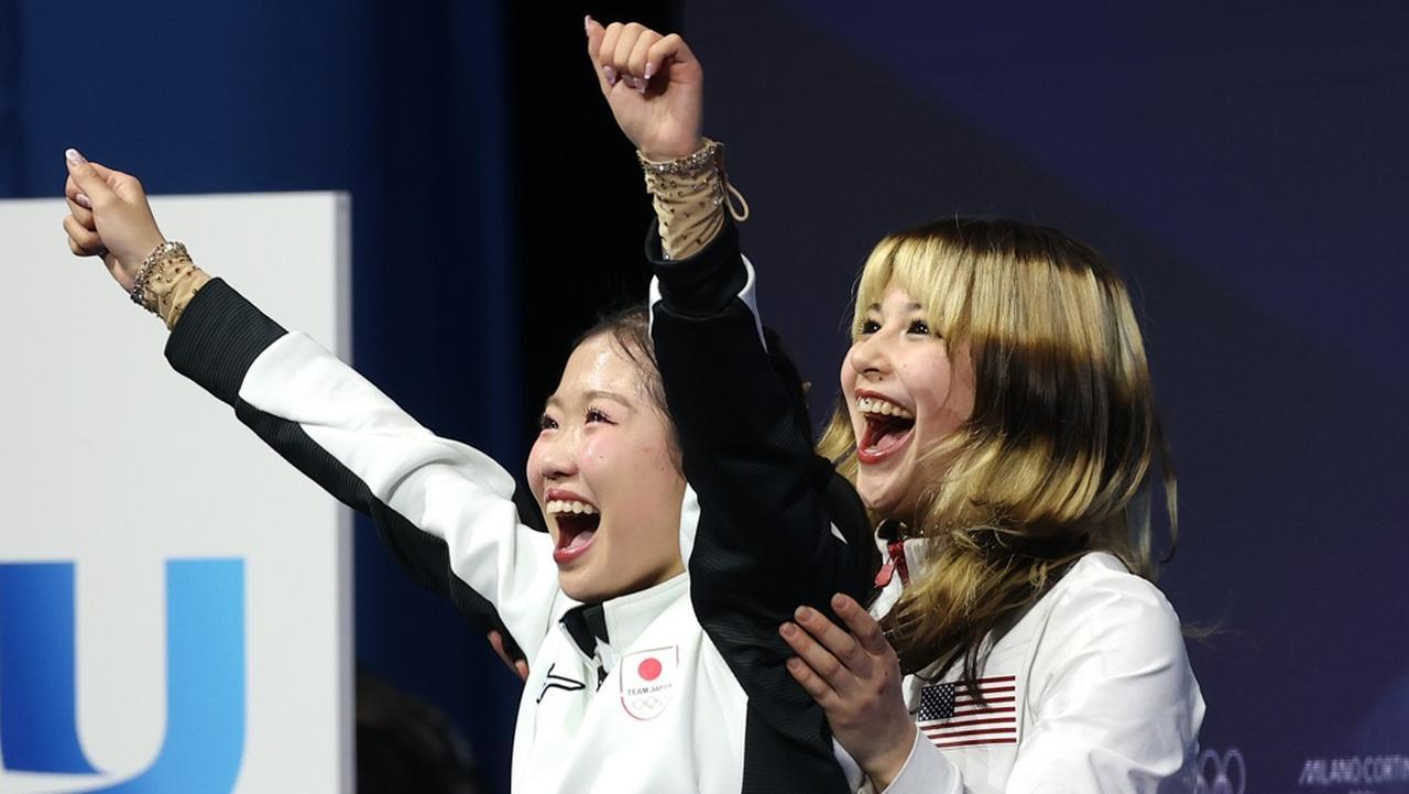 画像: 日本で人気者に!17歳中井亜美を抱きしめた金メダリストのアリサ・リウ、日本人気に驚く「本当ですか!?」 - Qoly-Sports&the Style