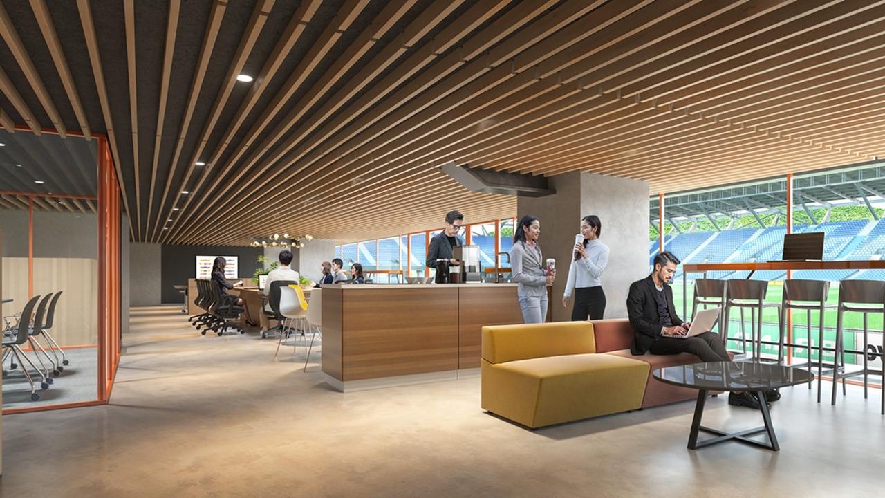 画像: ワークスペース 完成予想図