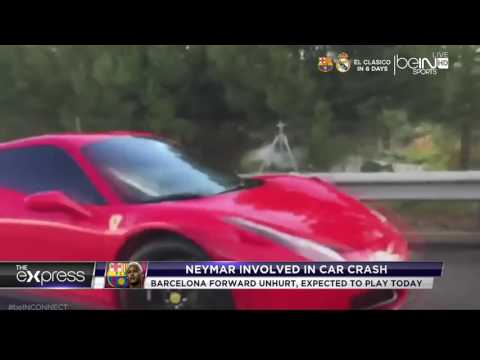 画像: Neymar Crashes His Ferrari www.youtube.com
