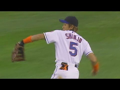 画像: NYY@NYM: Shinjo throws out Ventura at third www.youtube.com